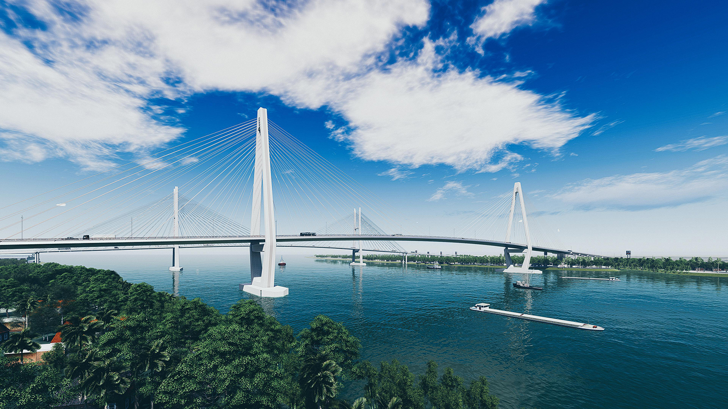 Khởi công dự án hơn 5.000 Tỷ xây dựng cầu Mỹ Thuận 2 qua sông Tiền